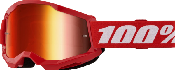 100percent Strata 2 Goggle Red - Mirror Red Lens