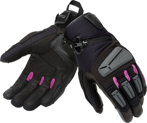T. UR Damen Handschuh G-Four schwarz-grau-pink