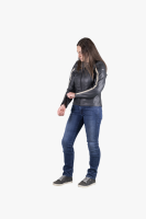 IXS Classic LD Damen Jacke Stripe schwarz 40D