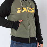 IXS Rapid 1.0 Hoodie oliv-orange M
