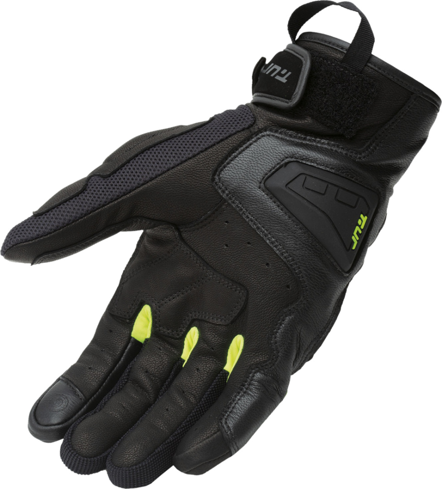 T. UR Handschuh G-Four schwarz-grau-neon gelb M