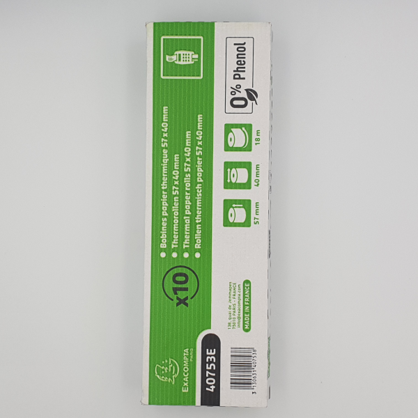 Exacompta Thermorollen 57x40mm 10erPack