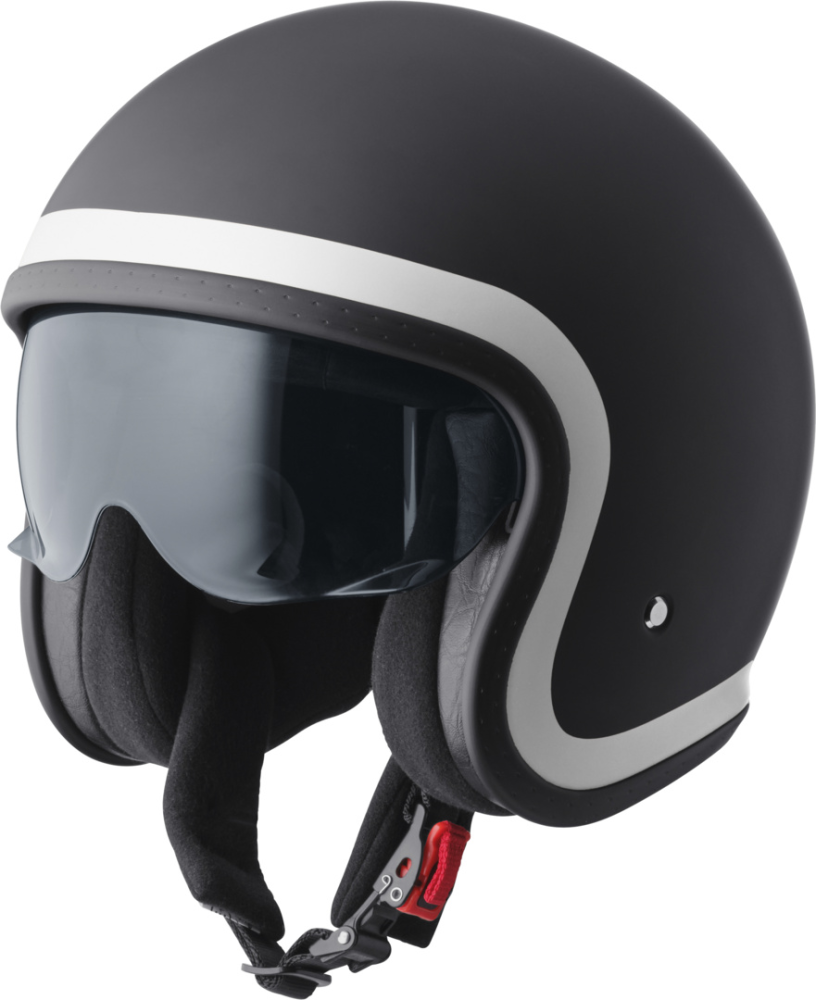 gms Jethelm Ride matt schwarz-weiss S