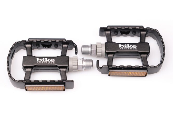 BIKE ATTITUDE Pedale MTB LU-C19 9/16" Alu schwarz